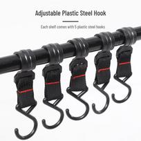 Available Aluminum Alloy Folding Hook Rack for Outdoor Tableware Storage