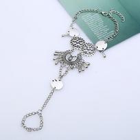 1 Pcs Summer Beach Accessories Woman Foot Jewelry Bohemian Vintage Hollow Carved Toe Ankle Chain For Women