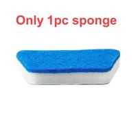 Vonios kempinė Valymo šepetėlis Daugiafunkcinis įrankis Ilga rankena Nuimamas Namų ūkio Grindų Vonių Šepetėliai Keraminių plytelių šepetėlis only 1pc sponge blue