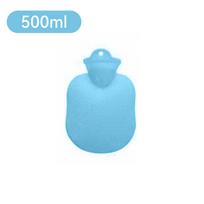 500ml/1000ml/2000ml  Water Bag Hand Warmer Thickened Rubber  Water Bags Warming Hands And Feet Holding Warm Water Bottle blue-500ml