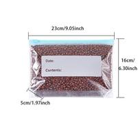 10pcs Silicone Food Storage Bag Containers Leakproof Bags Reusable Peva Ziplock Shut Bag Fresh Bag Fresh Wrap Kitchen Organizer 1pcs 23X16X5cm