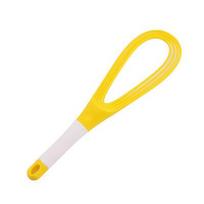 Kitchen Gadget 1pcs Multifunction Rotatable Balloon And Flat Whisk Egg Beater Plastic Hand Knead Dough Blender Egg Mixer Tools yellow