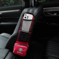 Car Seat Side Organizer Bag Storage Mesh Holder Tidying Pocket For Alfa Romeo giulietta 159 mito giulia stelvio 147 Accessories