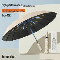 Extra Large 24-Rib Fully Automatic Windproof Folding Umbrella