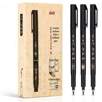 Deli Calligraphy Brush Pen DL-75515