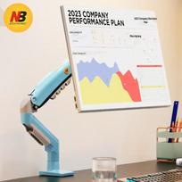 NB F80-XM Ergonomic Gas Spring Monitor Arm