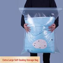 Transparent Heavy-Duty Self-Sealing Storage Bags