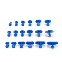 18Pcs/set Car Dent Repair Tabs Professional Car Body Dent Repair Tool Kit Auto Suction Cup Adhesive Blue Glue Dent Remover Tab