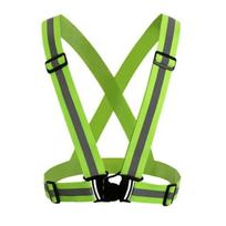 Adjustable Safety Vest Highlight Reflective Straps Elastic Band Night Running Riding Clothing Vest for Adults and Children