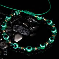 Turkish Evil Eye Bracelets Colorful Crystal Beads Bracelet For Men Women Handmade Braided Rope Charm Jewelry