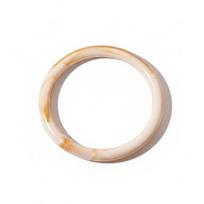 Vintage Shell White Acrylic Geometric Cuff Bracelets for Women Fashion Simple Texture Personality Charm Bangle Female Jewelry