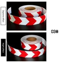 5Mx300CM Safety Mark Reflective Tape Stickers Car-Styling Self Adhesive Warning Tape Automobiles Motorcycle Reflective Film