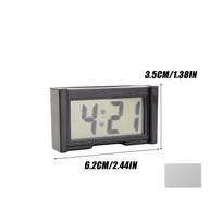 Mini Digital Clock Large Screen Car Dashboard Electronic Clocks Self-adhesive Mini Clocks Car Clock for Truck Dashboard