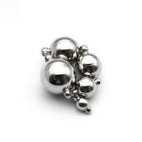5Pcs/Lot Stainless Steel Buckle Round Ball Round Bead Titanium Steel Magnetic Clasp Pearl Bracelet Necklace DIY Jewelry Making 6mm