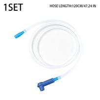 Car Brake Fluid Oil Exchange Pump with 120cm Oil Pumping Hose Empty Drained Oilling Bleeder Auto Brake Oilling Connector Filling