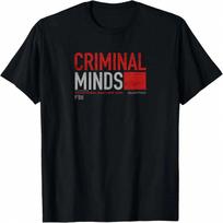 Criminal Minds Distressed BAU Quantico T-Shirt S įvairiaspalvis