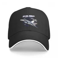 F18 Super Hornet Rhino JAV oro pajėgų naikintuvas Kepurė Madinga Laisvalaikio Beisbolo kepuraitės Reguliuojama kepurė Unisex Beisbolo kepuraitės Pritaikoma As shown