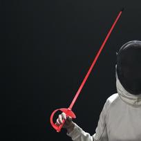 Vaikų fechtavimasis kardu, treniruojamasis kardai, lauko sporto treniruotės, meškere, neslysta