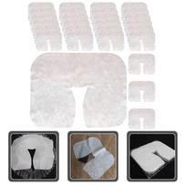 400 Pcs Disposable Lying Pillow Case Face Massage Cover Bed Hole Covers Cradle Headrest Breathable Non-woven Fabric Pads