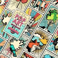 9*6cm Pop Art Lenormand Deck 36 Pcs Cards