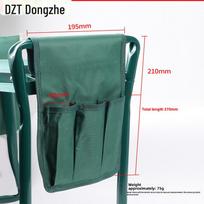 Dual-Use Garden Kneeling & Tool Stool: Folding, Non-slip, Outdoor Use