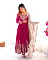 Indiškas dizainerio Anarkali suknelės Salwar kostiumas Moterims Bollywood vakarėliams Salwar Kameez M