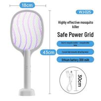 Rechargeable Folding Electric Mosquito & Fly Swatter with Powerful Lithium Battery