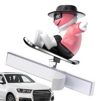 Automobilio ekrano apdaila Interjero ekrano ornamentas Automobilio ekranui Automobilio apdailos aksesuarai Ryškių spalvų Centriniam rožinė
