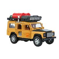 1/32 Land Rover Defender 110 CAMEL TROPHY Lydinio Automobilio Modelis Garsas ir Šviesa Atitraukiamas Vaikų Žaislas Kolekcionuojamas Gimtadienio Dovana geltona