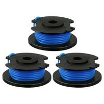 3x Trimmer Heads for Ryobi One+ AC14RL3A Strimmer Line Spool Grass Weeding Tools
