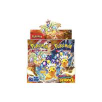 PKU42312 Pikachu Trading Card Game “Red & Blue” 8-Pack “Sparkling Surge” Booster Pack Display Set Card Game