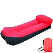 Inflatable Banana Bed Folding Sofa Pillow For Beach Air Bed Portable Outdoor Camping Air Cushion Sleeping Bed With Pillow