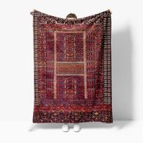Bohemian Kilim Rug Handmade Wool Vintage Ethnic Tribal Floor Carpet Decorative Throw Blanket Cushion Cover 75x100cm