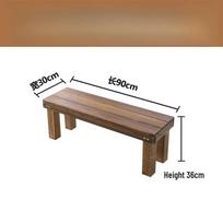 Outdoor Solid Wood Stepped Flower Stand