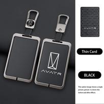 Car NFC Card Holder Key Logo Case Cover Keyless Shell Fob Protector Keychain For Changan AVATR 11 2022-2024 Interior Accessories