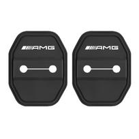 2/4pcs Silicone Car Door Lock Buckle Protector Cover For Mercedes Benz AMG C180 C200 E260 E300 ML350 W230 W204 W205 W210 W211
