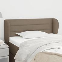 Vidaxl Zagłówek Uszak, Taupe, 93X23X78/88 Cm, Tkanina