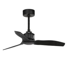 FARO 33424WT - Lubinis ventiliatorius JUST FAN S skersmuo 81 cm juodas Wi-Fi Tuya + nuotolinis pultas