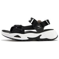 Puma Traek Lite Patogūs Laisvalaikio Paplūdimio Basutės Unisex Basutės Juodos Baltos 389075-08 EU 39