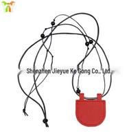 Mini Crescent Bag Necklace - Fashionable Neck Accessory with Hanging Design and Chain