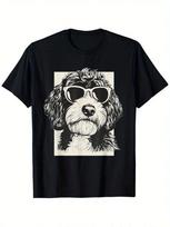 Labradoodle Illustration Dog Funny Art Sketch Unisex T-Shirt S