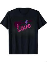 Unisex'S Slim Fit Casual T-Shirt With Palm Tree & LOVE Graphic Print XXXL