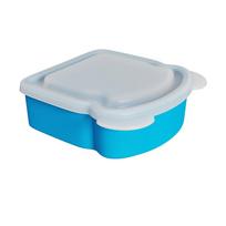 Airtight Portable Lunch Box Toast Shaped Prep Keeper Dishwasher Safe Food Container  For Picnic