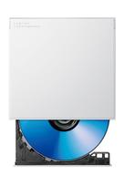Logitec External Blu-ray Drive for Windows, USB 3.2 Gen1, Slim, Edit, Playback, Write, Type-C & Type-A Cable Included, White LBD-PWC6U3CVWH