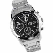 SEIKO Chronografo Analoginis Nerūdijančio Plieno Laikrodis SND309P1 Vyriškas