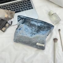 Fashion Velvet Makeup Bags Women Cosmetic Bag Clutch Bag Makeup Pouch Large Capacity Toiletry Bag Travel  Cosmetic Organizer