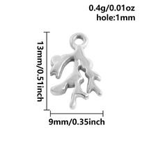 6pcs/Lot High Quality Ocean Shell Fish Conch Lobster Stainless Steel Charm For Jewelry Making Supplies Handmade Pendant Material