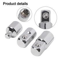 Robust Drive Socket Adapter Set 3PCS with 1/4 to 1/2 3/8 to 1/2 3/8 to 1/4 Inch Sizes for Diverse Applications China Mainland