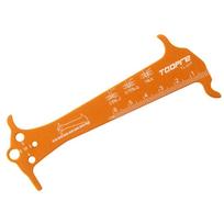 Bike Chain Wear Indicator Aluminum Alloy Gauge Measurement Repair Tool Ruler Bicycle Chain Wear Checker Indicator Repair Tool