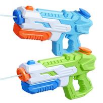 Fohil Water Guns, 2-Pack, Large Capacity 600ml, Pressurized, Powerful Water Guns with a Super-Powerful 10m Range, Leak-Proof, Perfect for Summer